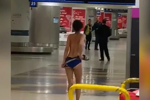 Naked Woman Roams Denver Airport, Making Small Talk With Pas