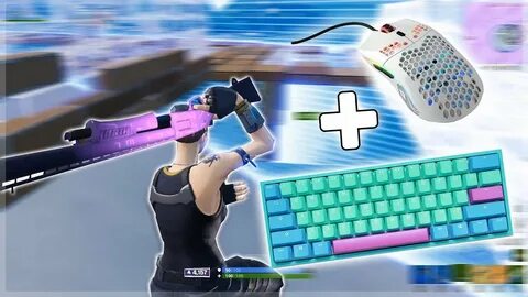 Chill keyboard + mouse sounds in Fortnite Arena! (Cherry mx 