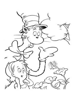 dr seuss coloring page pbs - Clip Art Library