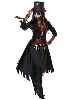 Voodoo Magic Witch Doctor Ritual Skeleton Day Of The Dead Wo