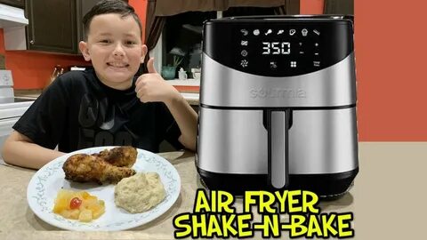 Air Fryer Shake-N-Bake Chicken - YouTube Shake n bake chicke