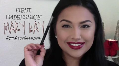 FIRST IMPRESSION: Mary Kay Liquid Eyeliner Pen - YouTube