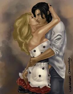Eva and Gideon. This Fan Art was made by Lisa Green. Sylvia 