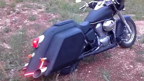 Bagger Honda Shadow ACE VT 750 - Home Made - YouTube