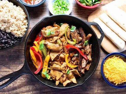 Steak and Chicken Fajitas