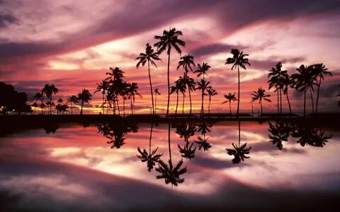 Hawaiian Sunsets On The Beach Wallpapers - Wallpaper Cave