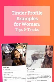 Tinder Profile Examples for Women: Tips & Templates Tinder p