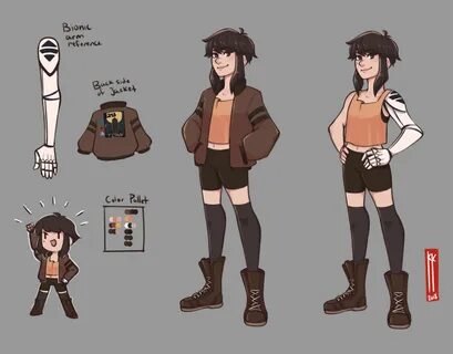 ArtStation - Character Reference Sheets, Kayla Duran Charact