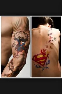 Pin by Ramiya Fields on Tattoos Superman tattoos, Marvel tat