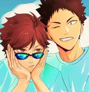 Embedded image Iwaoi, Iwaizumi, Haikyuu