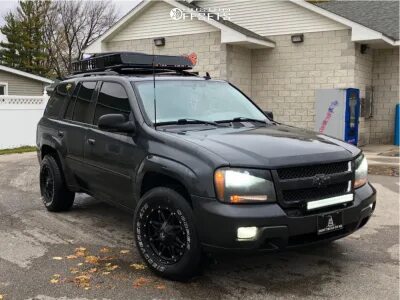 2004 Chevrolet Trailblazer with 17x9 Wheels Custom Offsets