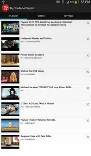 Android 用 の My YouTube Playlist APK を ダ ウ ン ロ-ド