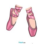 Ballet Shoes Clipart Girl Smart Fabric Gloss PNG Image For F
