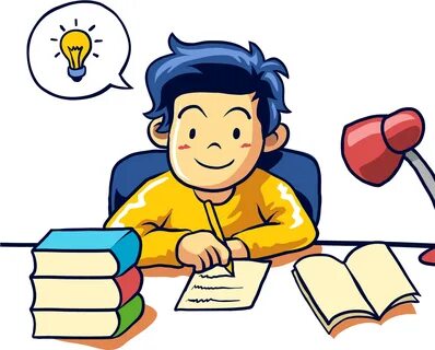 Student Learning Writing - Student Writing Clipart Png Trans
