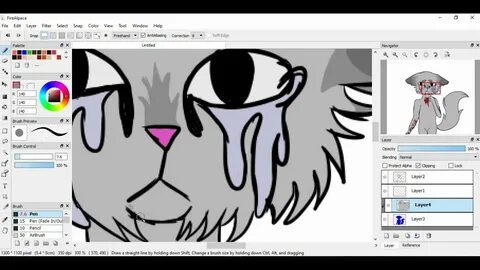 Vent Speedpaint Cat OC - YouTube