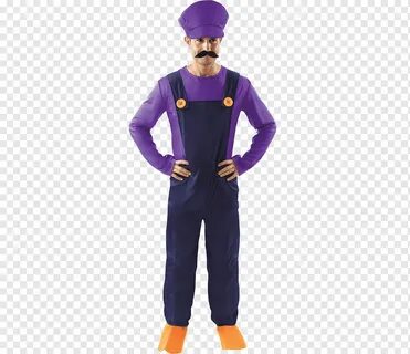 Mario Bros. Waluigi Bowser, mario, purple, hat, heroes png P