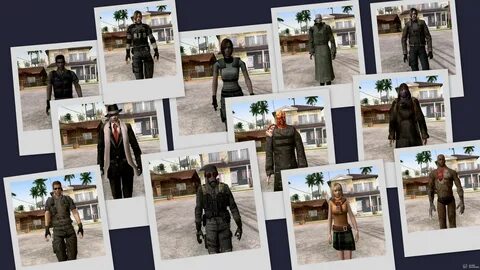 Resident Evil - Skins для GTA San Andreas