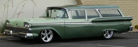 Ford 2-DOOR COUNTRY SEDAN 2-DOOR STATION WAGON 1959 2-TONE G