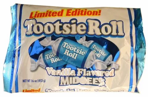 Long Vanilla Tootsie Rolls