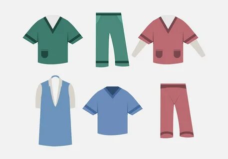 Vector nurse scrubs 96212 Vector Art at Vecteezy