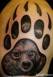фото тату медвежья лапа от 30.09.2017 № 033 - bear paw tatto