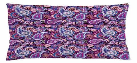 Buy Lunarable Paisley Throw Pillow Cushion Cover, Abstract S