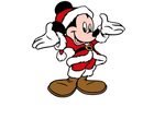 Mickey Mouse's Christmas in Santa Claus suit Mickey mouse, C