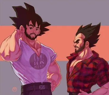 Bearded Saiyans Personajes de dragon ball, Personajes de gok