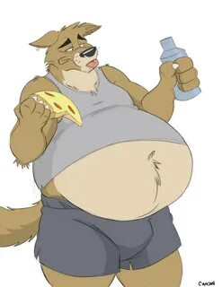 too much pizza and beer by canson -- Fur Affinity dot net