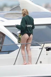 SOPHIE TURNER in Swimsuit at a Yacht in Mexico 04/18/2019 - 