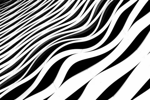 Abstract art artistic background black and-white curve desig