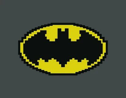 Batman - Pixel Symbol Digital Art by Brand A Fine Art Americ