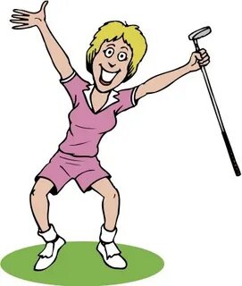 Golfing clipart lady, Golfing lady Transparent FREE for down