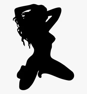 Transparent Girl Silhouette Png - Sexy Black Woman Silhouett