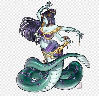 Download Gratis Lamia Nāga, makhluk legendaris, Medusa Art, 