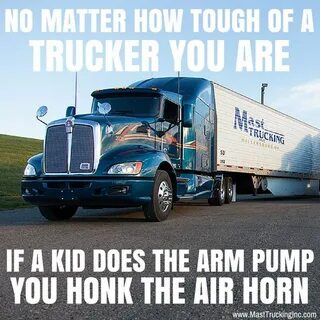 No matter how tough of a trucker you are, if a kid does the 