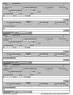 Dd Form 1801 Flight Plan Mobil Pribadi