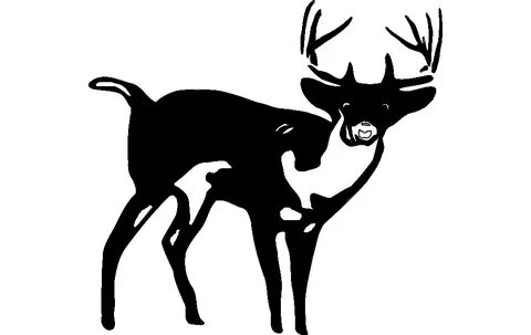 Deer Standing Silhouette DXF File - Free Vectors