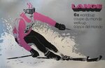 Original Vintage Ski Boots Advertisement - Lange Drawing Vin