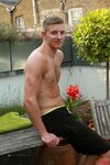 Tall & Blond Straight Footballer Andrew Shows off his Hairy 