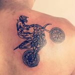 tattoo de motocross preta pequena - Pesquisa Google Tatuaje 