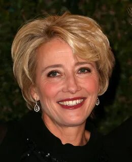 Emma Thompson Short Wavy Cut - Short Wavy Cut Lookbook - Sty