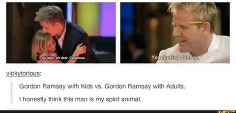 Vicmorious: Gordon Ramsay with Kids vs. Gordon Ramsay with A