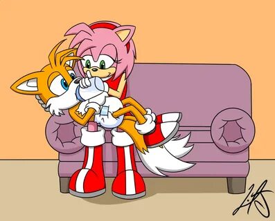 Commision: Amy Feeding Tails by hex000f -- Fur Affinity dot 