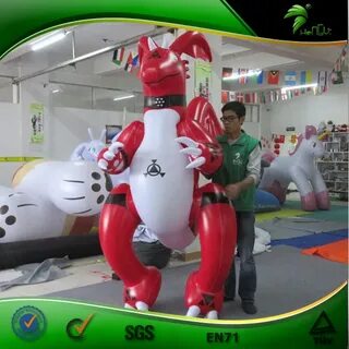 Inflatable Red Dragon Suit Hongyi Inflatable Sexy Dragon Cos