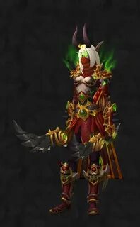 Night Elf Hunter Transmog - Floss Papers