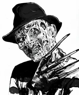 "Freddy Krueger Horror art" by Sarah Zinkann Redbubble
