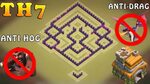 Clash of Clans (CoC) Best Town hall 7 War Base TH7 Anti drag