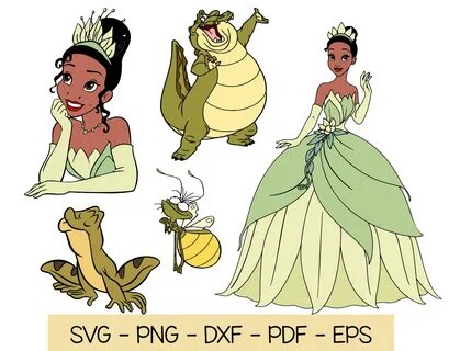 disney princess tiana svg frog svg Princess and the frog svg