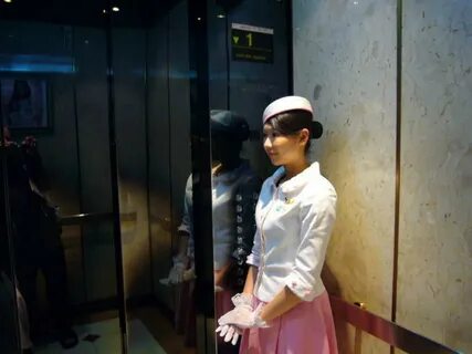 Some countries have elevator operators, some really don't. 